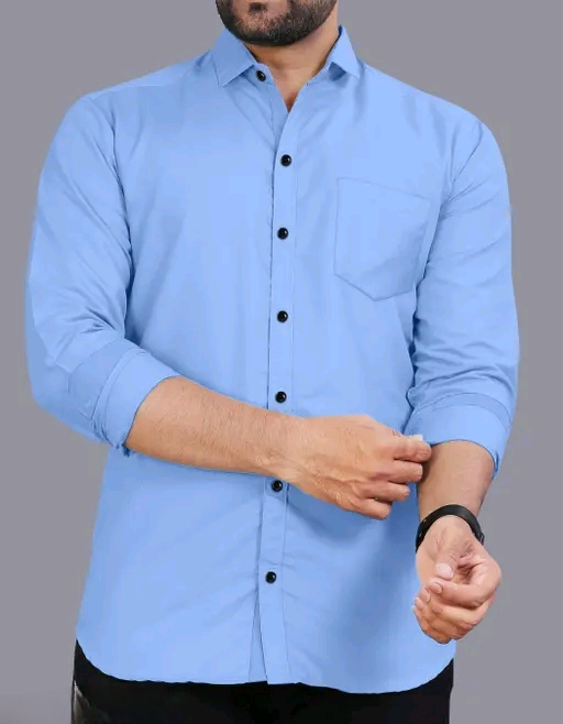 Mandarin Collar Long Sleeves Pure Cotton Shirt